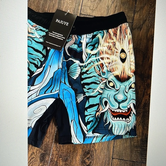 Men's Large Swim Trunk Beach Swimming Mesh Liner Zipper Pocket Quick Dry - Picture 2 of 5